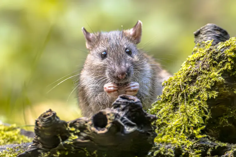 Rato em ambiente natural